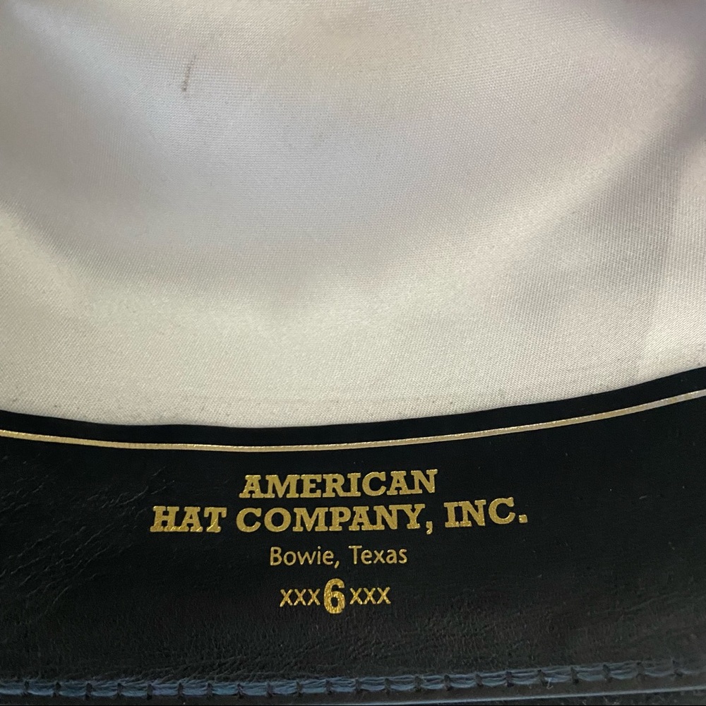 American Hat Co 6x 6 7/8 cowboy hat - Picture 4 of 8